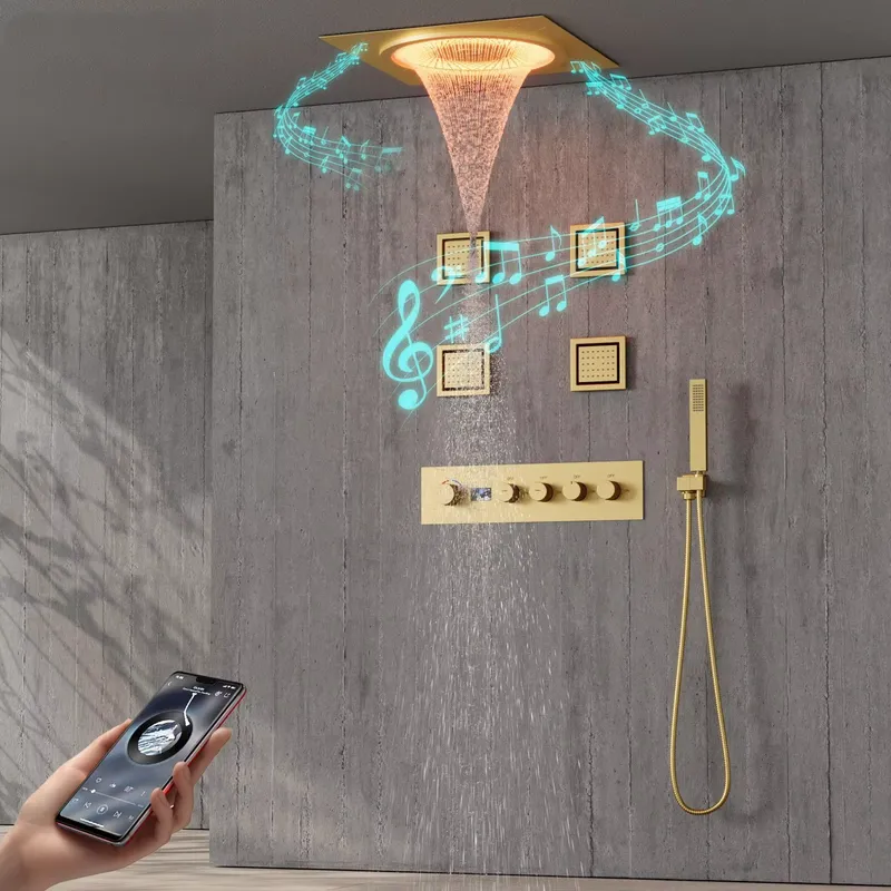 Spa & Wellness Hotel Diament Ustroń Opinie - Set Doccia LED Intelligente con Musica,